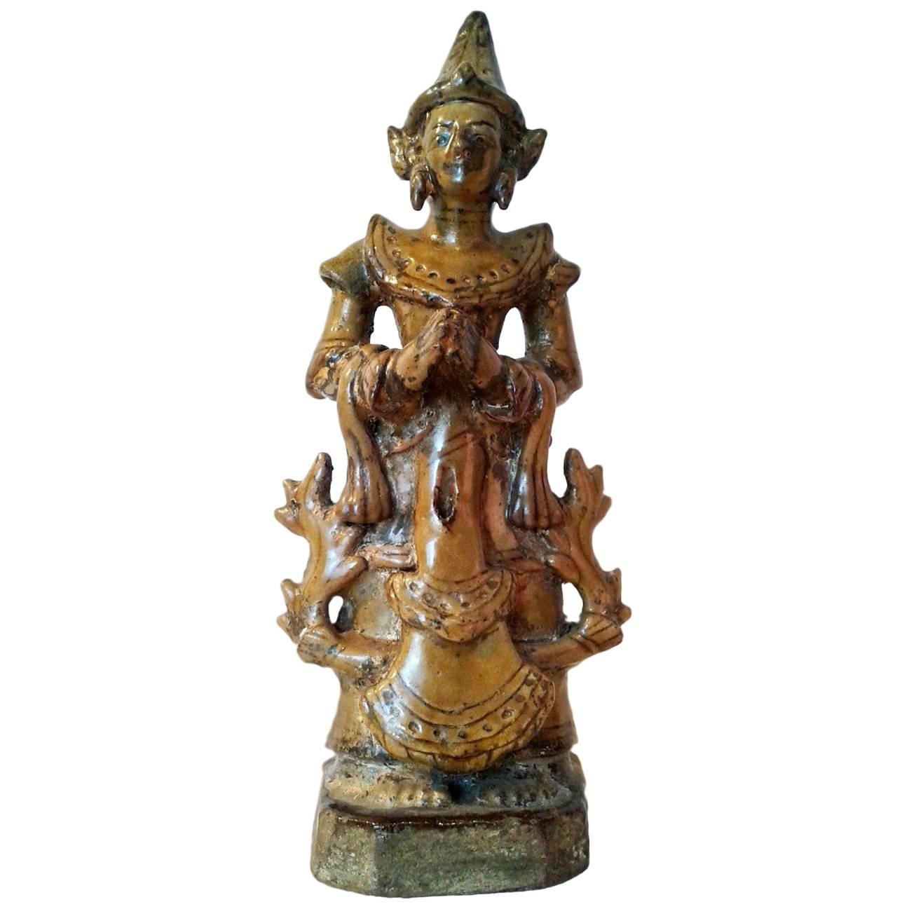 Thai Ceramic Angel Statue