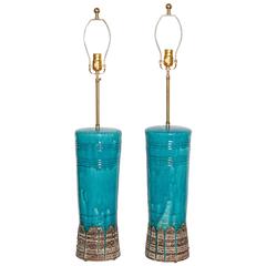 Pair of Zaccagnini Ceramic/Pottery Lamps 9