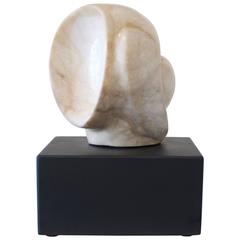 Vintage Abstract Marble Sculpture by California Artist Olivia Walker Priller