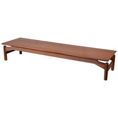 Walnut Coffee Table by Greta Grossman for Glenn of California