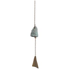 Mid-Century Modern Fish Bronze Wind Chime