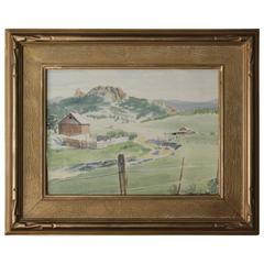 California Landscape Signed by Robert Jensen