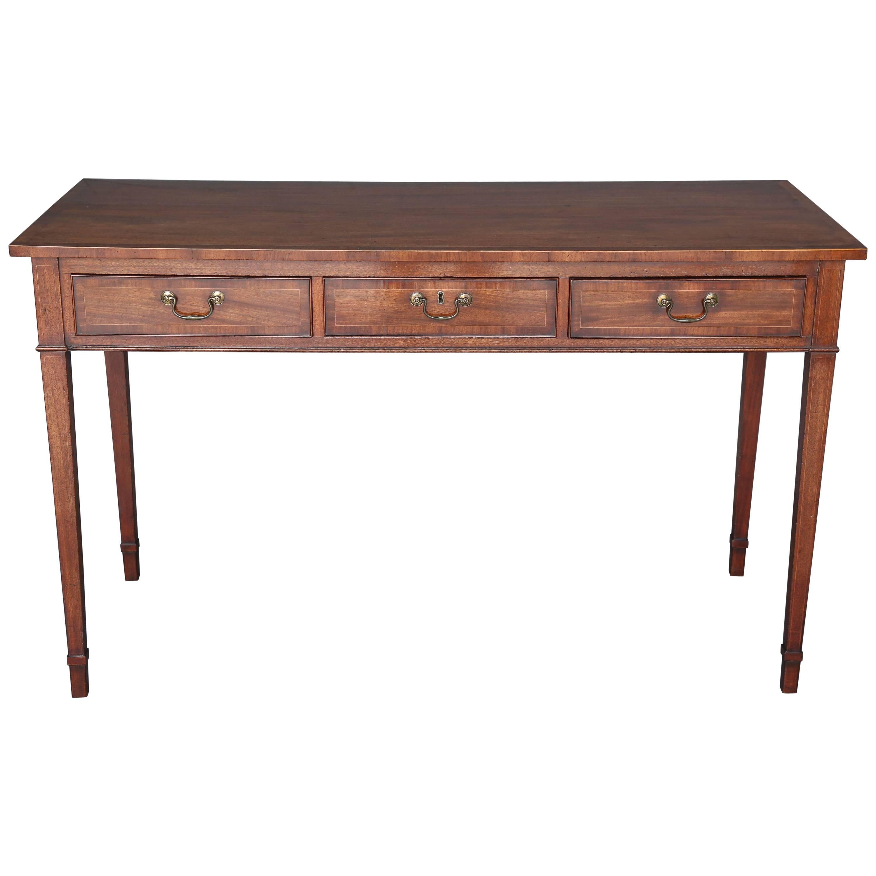 18th Century George III Mahogany Server Console Table