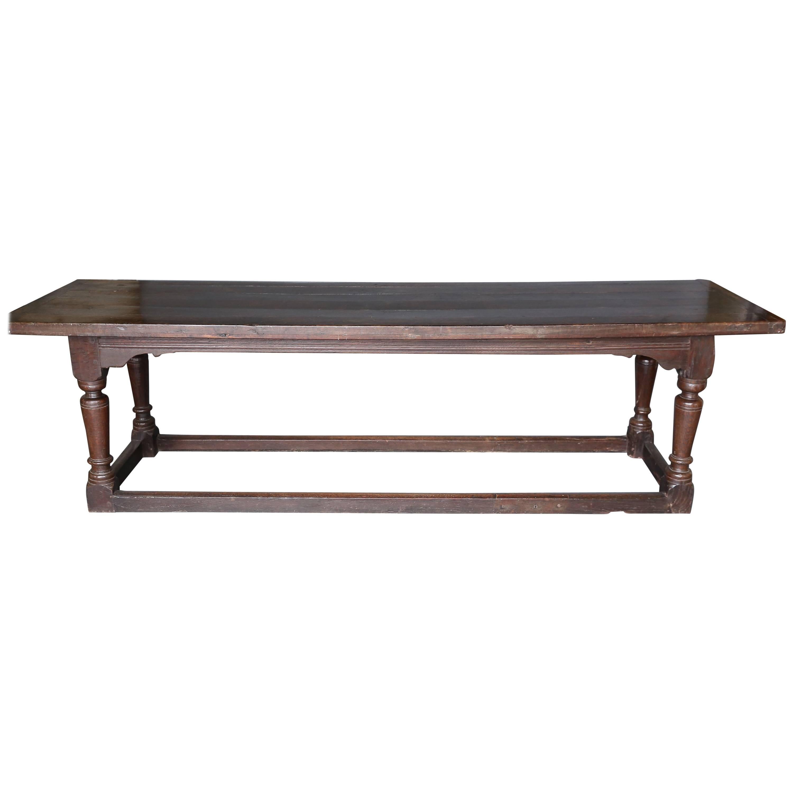 Long 17th Century Oak Refectory Table