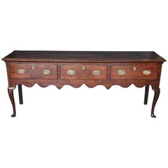 18th Century Oak Dresser Base