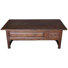 Antique 19th Century Chestnut Coffee Table