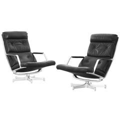 Pair of Lounge Chairs with Ottoman by Fabricius & Kastholm Kill International
