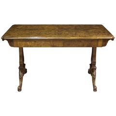 Antique Victorian Walnut Writing Table