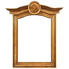 French Antique Oak Stations of the Cross Frame Number 10 X, 19th Century