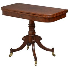 Regency Tea Table Mahogany Table