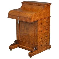 Antique Exceptional Victorian Davenport in Walnut