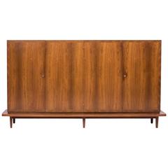 Large Architectural Danish Sideboard in Rosewood 10