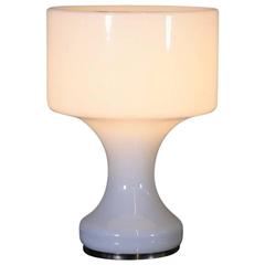 Opaque Murano Glass Table Lamp, 1970s