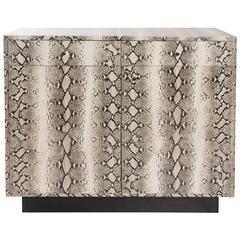 Faux Snakeskin Custom Cabinet 6