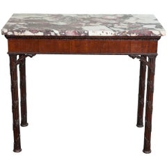 Superb Chippendale Period Mahogany Side Table