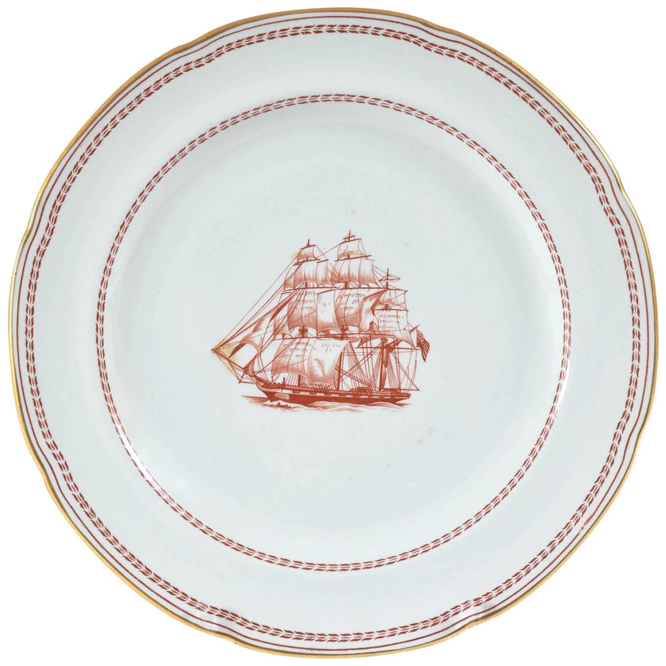 Dinner Plate, Spode England "Tradewinds", Chinese Export Style