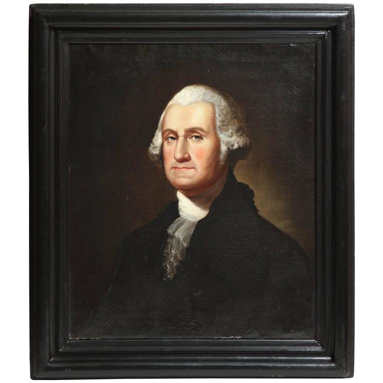 <i></noscript>Portrait of George Washington</i>, early 19th century, offered by George N Antiques