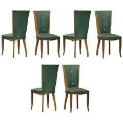 Art Deco Dining Chairs Set of Six