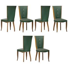 Art Deco Dining Chairs Set of Six 1