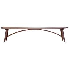 Hudson Arched Dining Bench by Hudson Workshop in Black Walnut 10