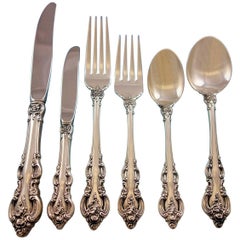 El Grandee by Towle Sterling Silver Flatware Set for 12 Service 79 Pieces
