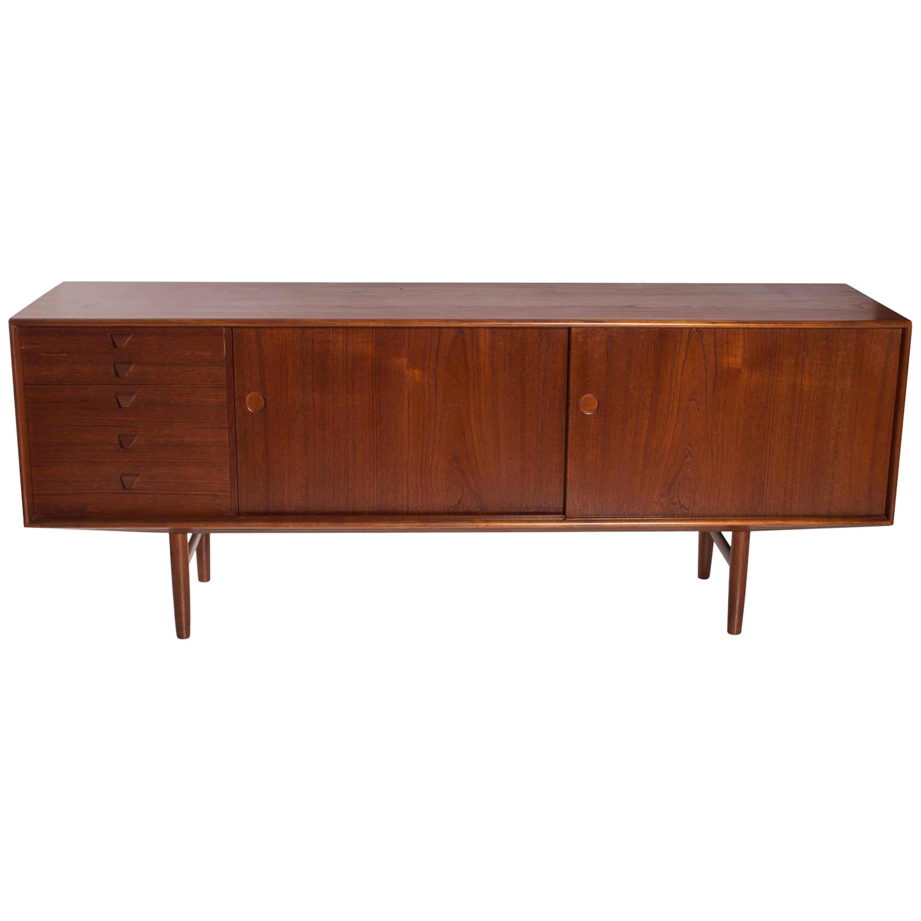 1960s Kurt Ostervig Teak Danish Credenza