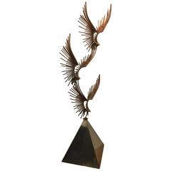 Curtis Jere Sculpture of Eagle in Flight 5