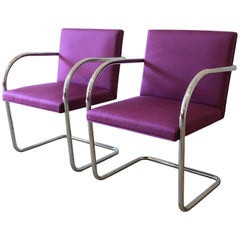 Pair of Mies Van Der Rohe Brno Chairs for Knoll International