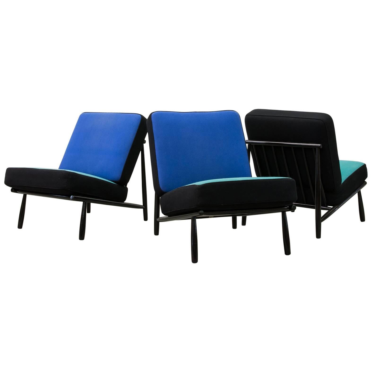Set of Three Alf Svensson Domus Easy Chairs for DUX