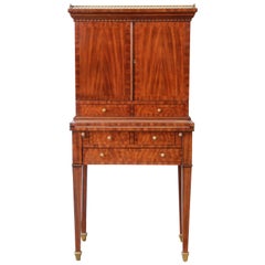 Maitland Smith Regency Style Leather Top Secretary Desk