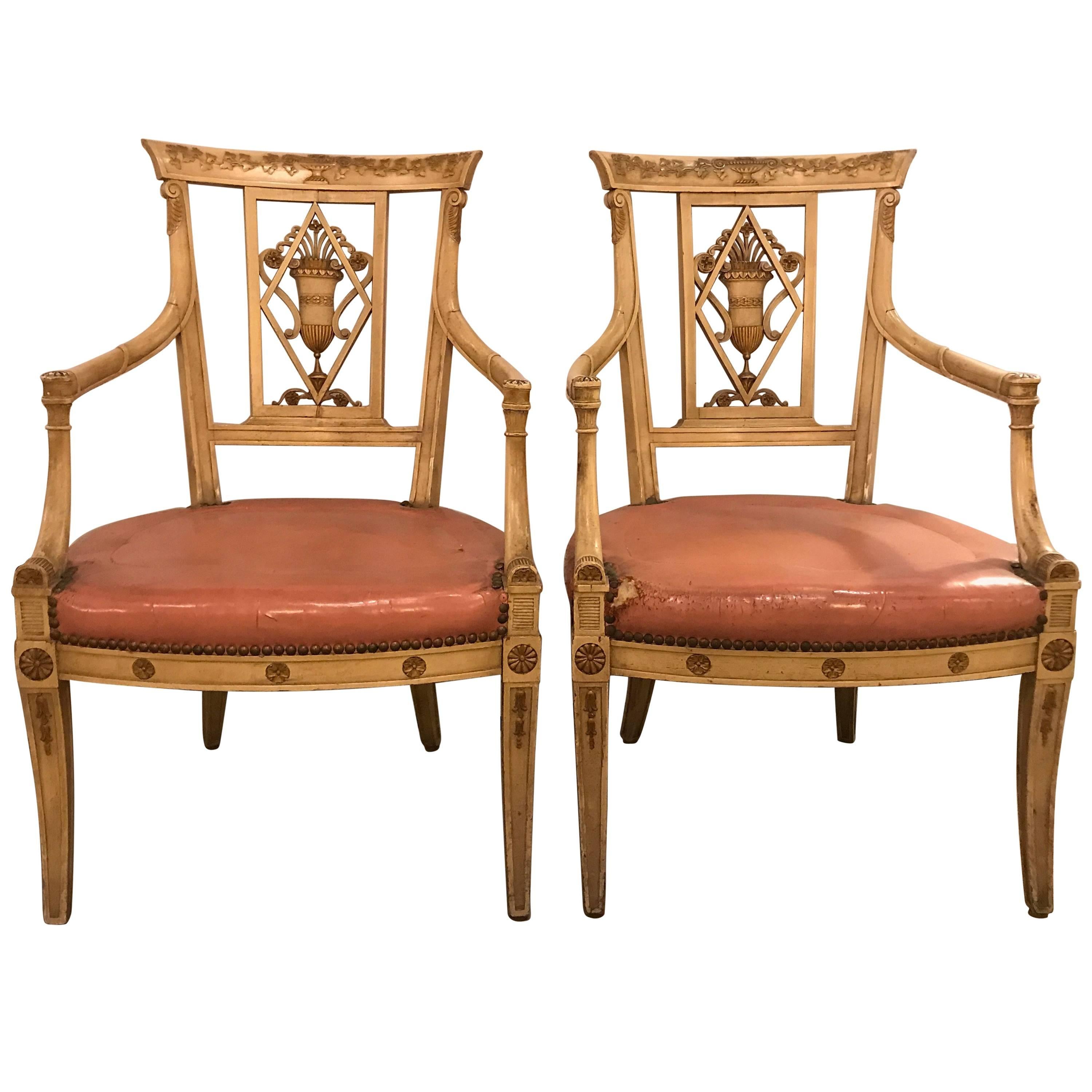 Pair of Armchairs by Maison Jansen