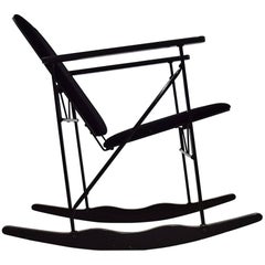 Retro Experiment Rocking Chair by Yrjö Kukkapuro for Avarte Mid Century Modern