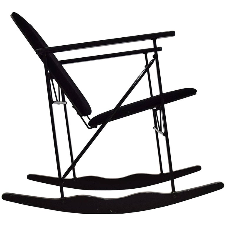 Experiment Rocking Chair by Yrjö Kukkapuro for Avarte Mid Century Modern For Sale