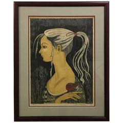 Junichiro Sekino Limited Edition Japanese Woodblock Print