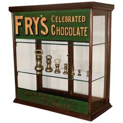Antique Victorian Counter Top Shop Display Cabinet, Sweet Shop