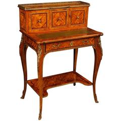 20th Century Inlaid Writing Desk in Rosewood