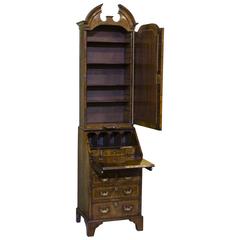 18th Century Walnut Bureau Bookcase