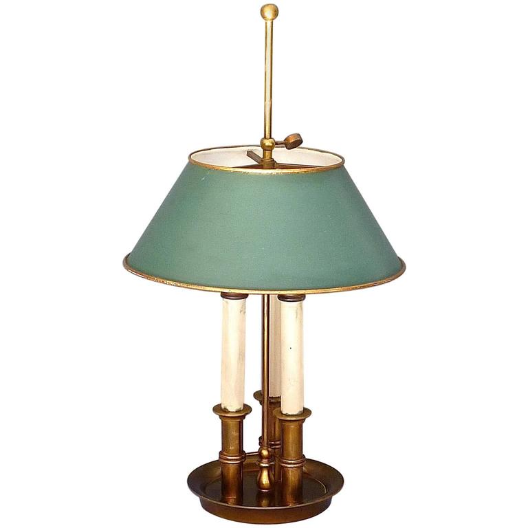 Maison Bagues Or Charles Bronze Brass Bouillotte French Table Maison Bagues Or Charles Bronze Brass Bouillotte French Table Lamp 1945 For