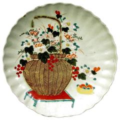 Early 19th Century Edo Period Nabeshima Celadon Porcelain Plate
