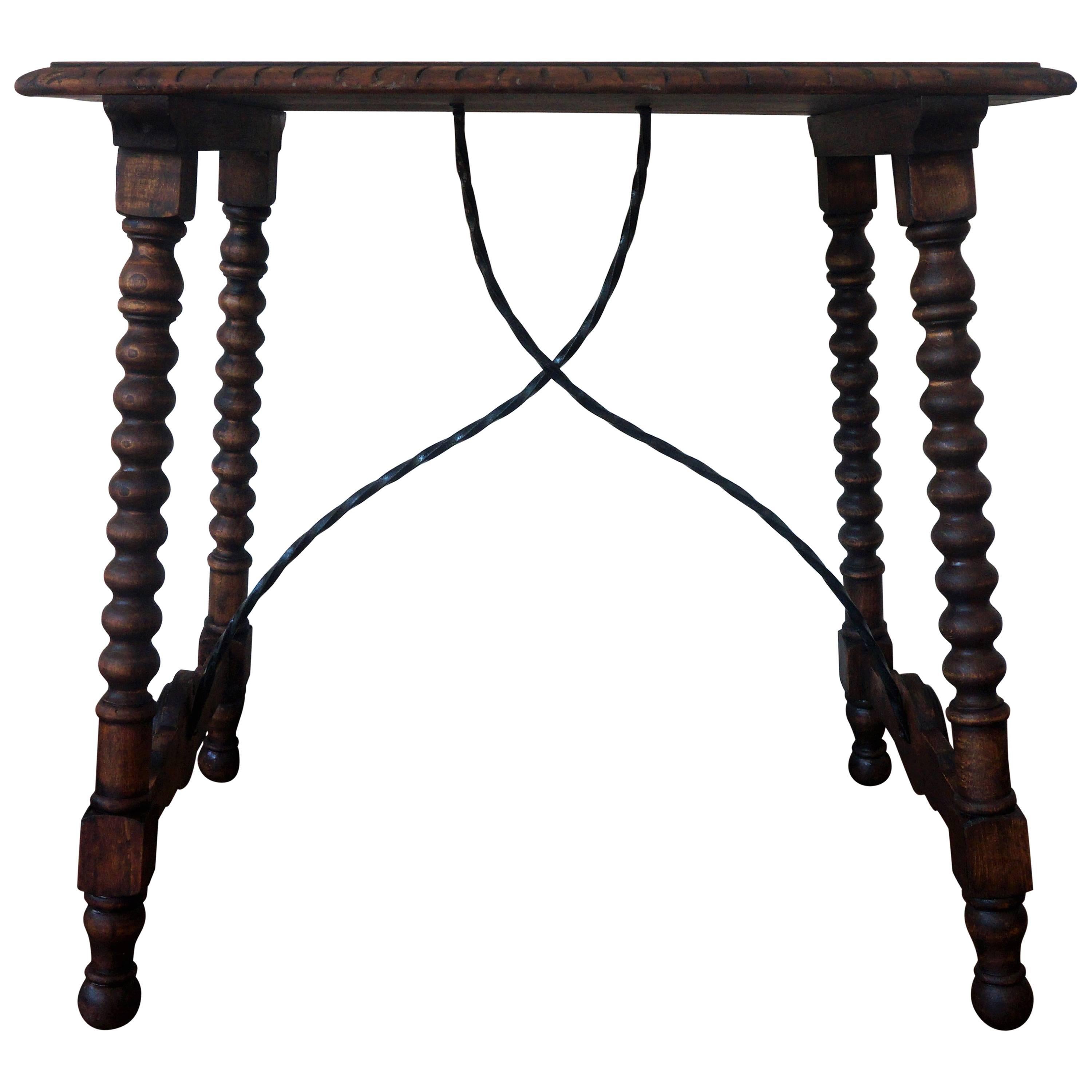 19th Century Spanish Side Table, End Table