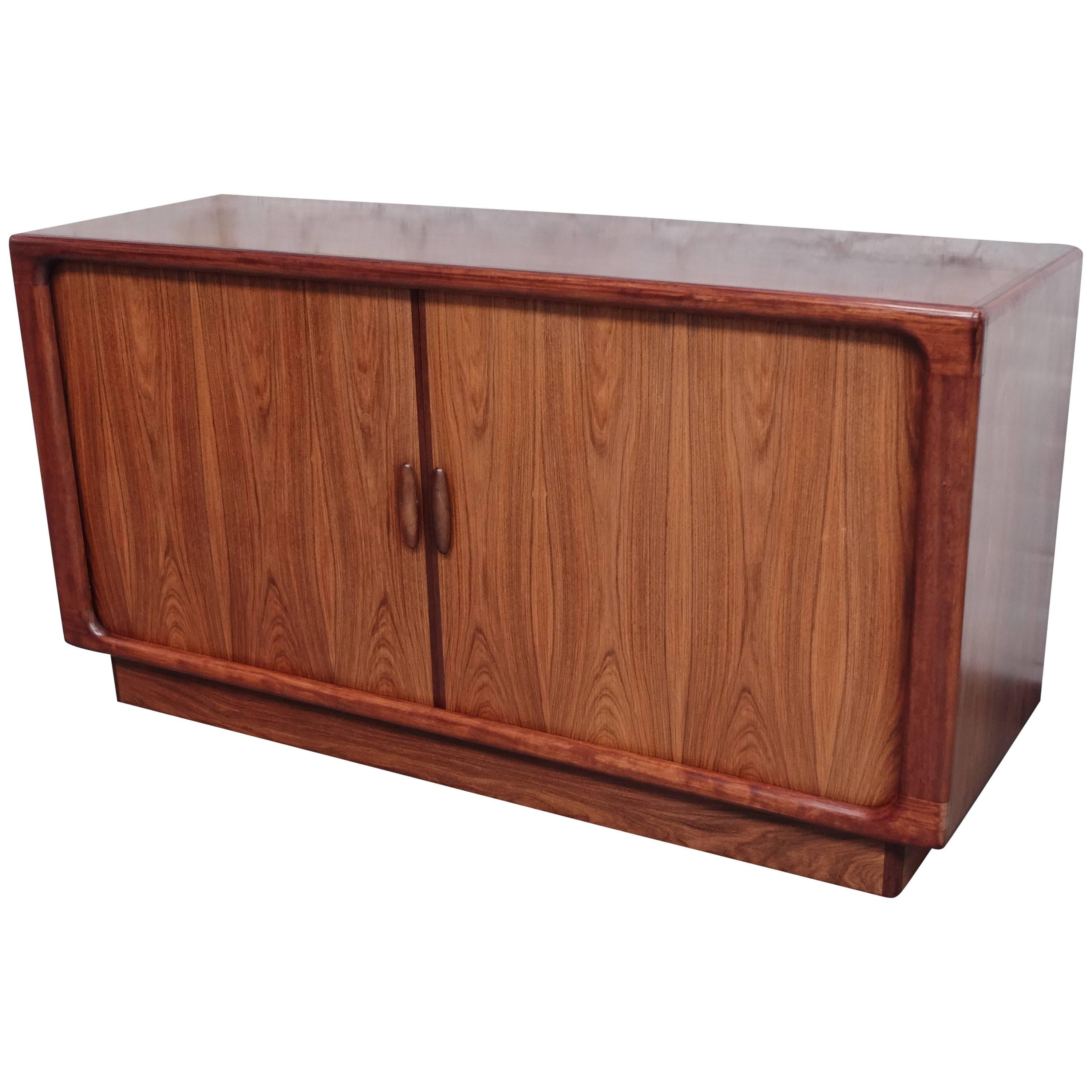 Danish Rosewood Tambour Sideboard by Dyrlund For Sale