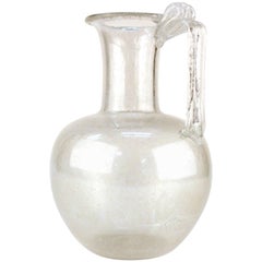 Lobed Ewer in Venetian Glass