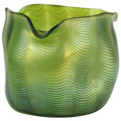 Lutz Vessel in Iridescent Green