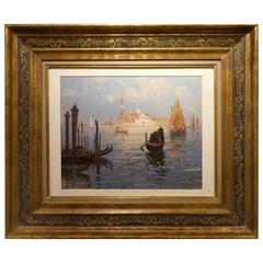 View of San Giorgio Maggiore Signed Suzanne Adam-Laurens, 1861-1915