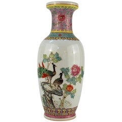 chinese vase for sale Famille Rose Chinese Porcelain Vase