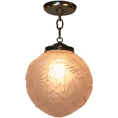 Art Deco Pendant Light by Muller Frères 6
