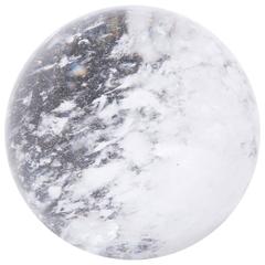 Chinese Rock Crystal Sphere with Occlusions 1