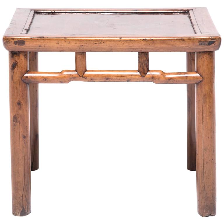 Ming Stool Chinese Ming Inspired Cypress Stool For Sale at 1stDibs