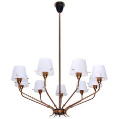 Nine-Arm Italian Chandelier