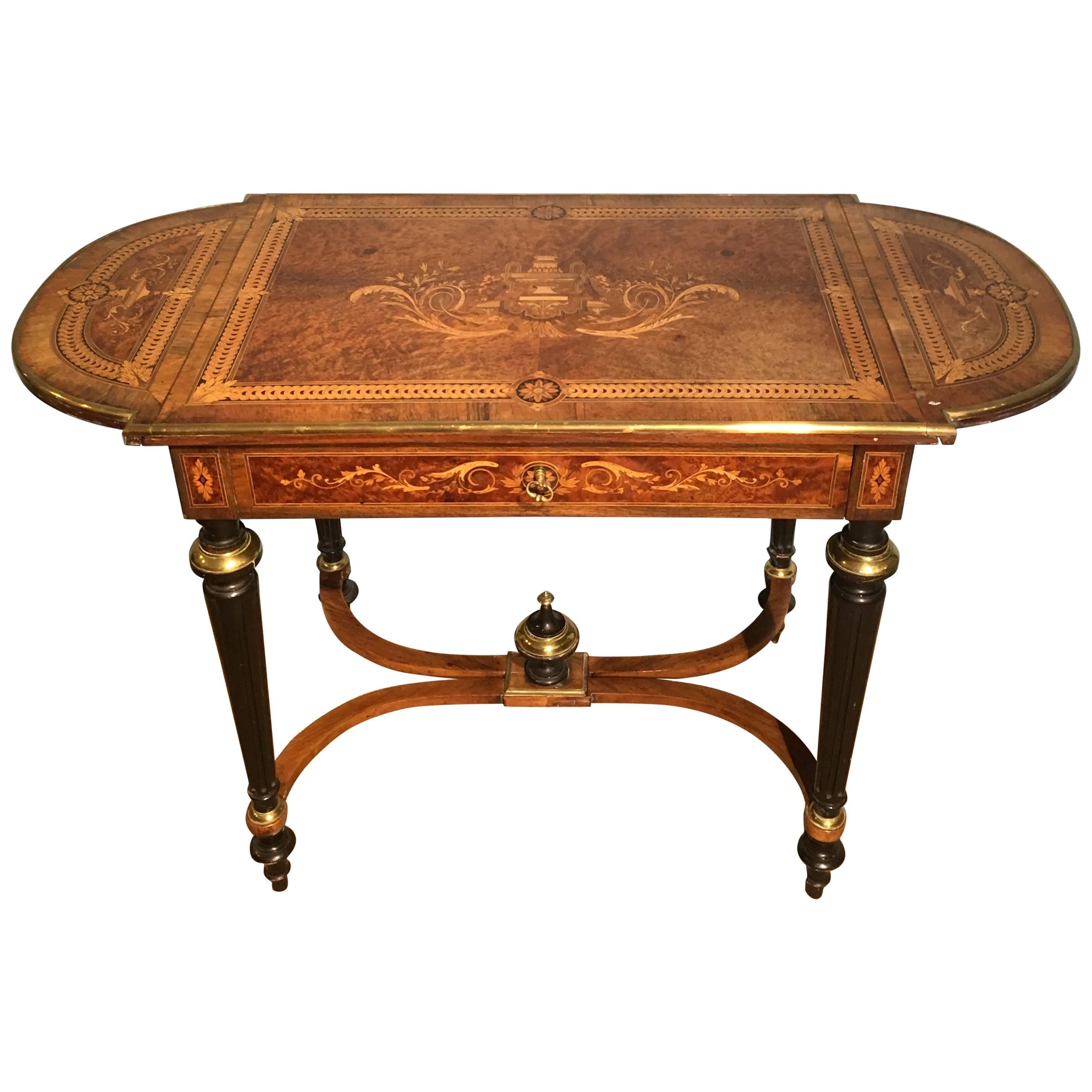 Napoleon III Inlaid Sofa Table